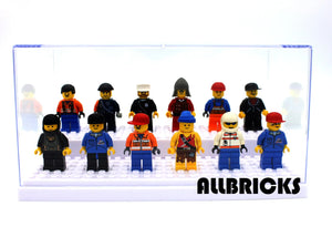 2-Tier LEGO Minifigure Acrylic Display Case ALLBRICKS