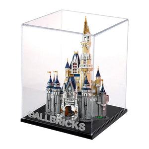 50 X 34 X 85 Acrylic Display Case with Black Base ALLBRICKS
