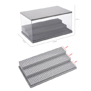 3-Tier Minifigure Acrylic LED Display Case ALLBRICKS