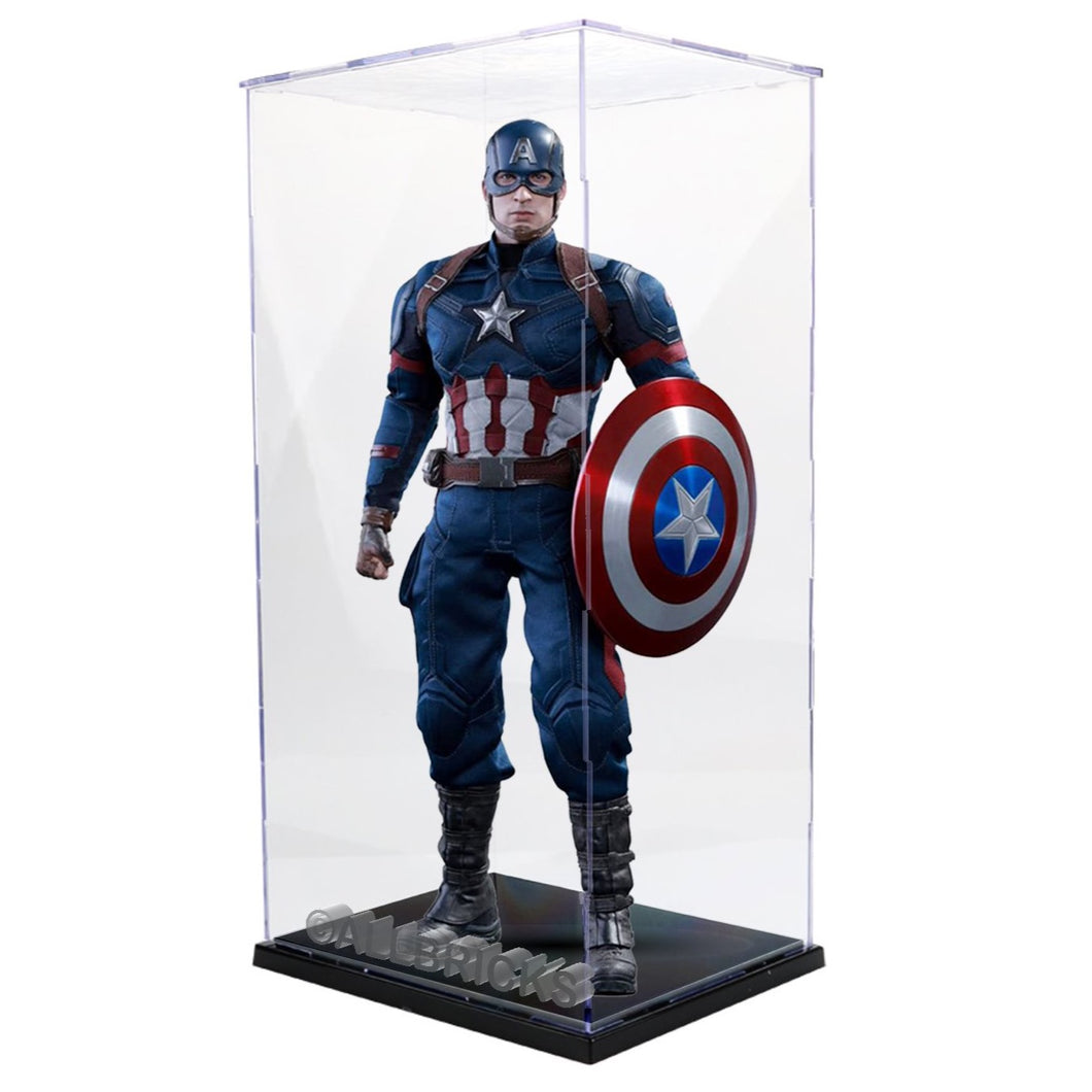 Action Figure Self Assembly Acrylic Display Case #191537 ALLBRICKS