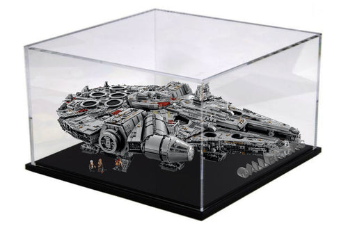 93 X 62 X 22.5 Acrylic Display Case with Transparent Base - ALLBRICKS